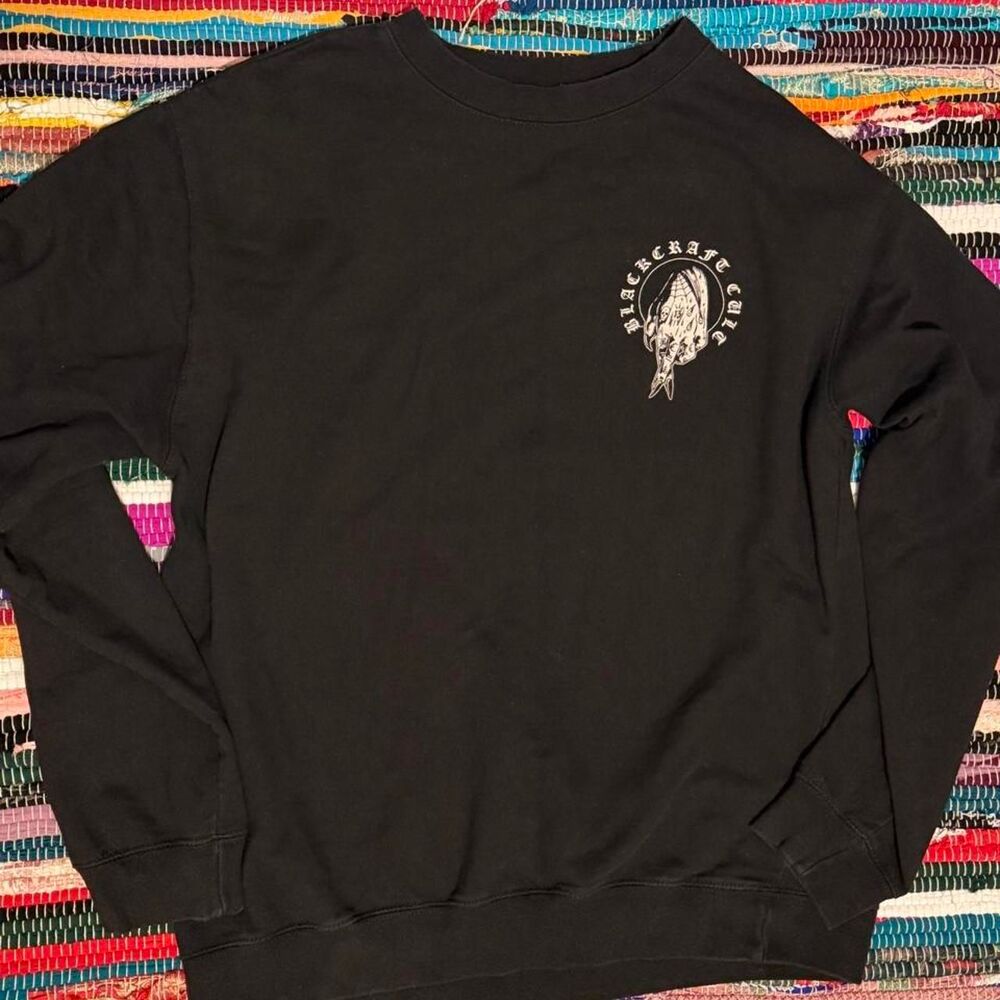 Blackcraft-cult Men's Black and Grey Sweatshirt
